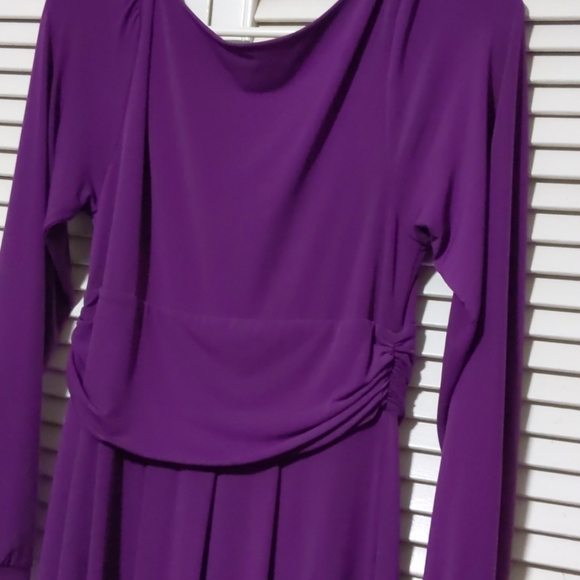 Size 16-18 maxi purple gown dress - Picture 2 of 2
